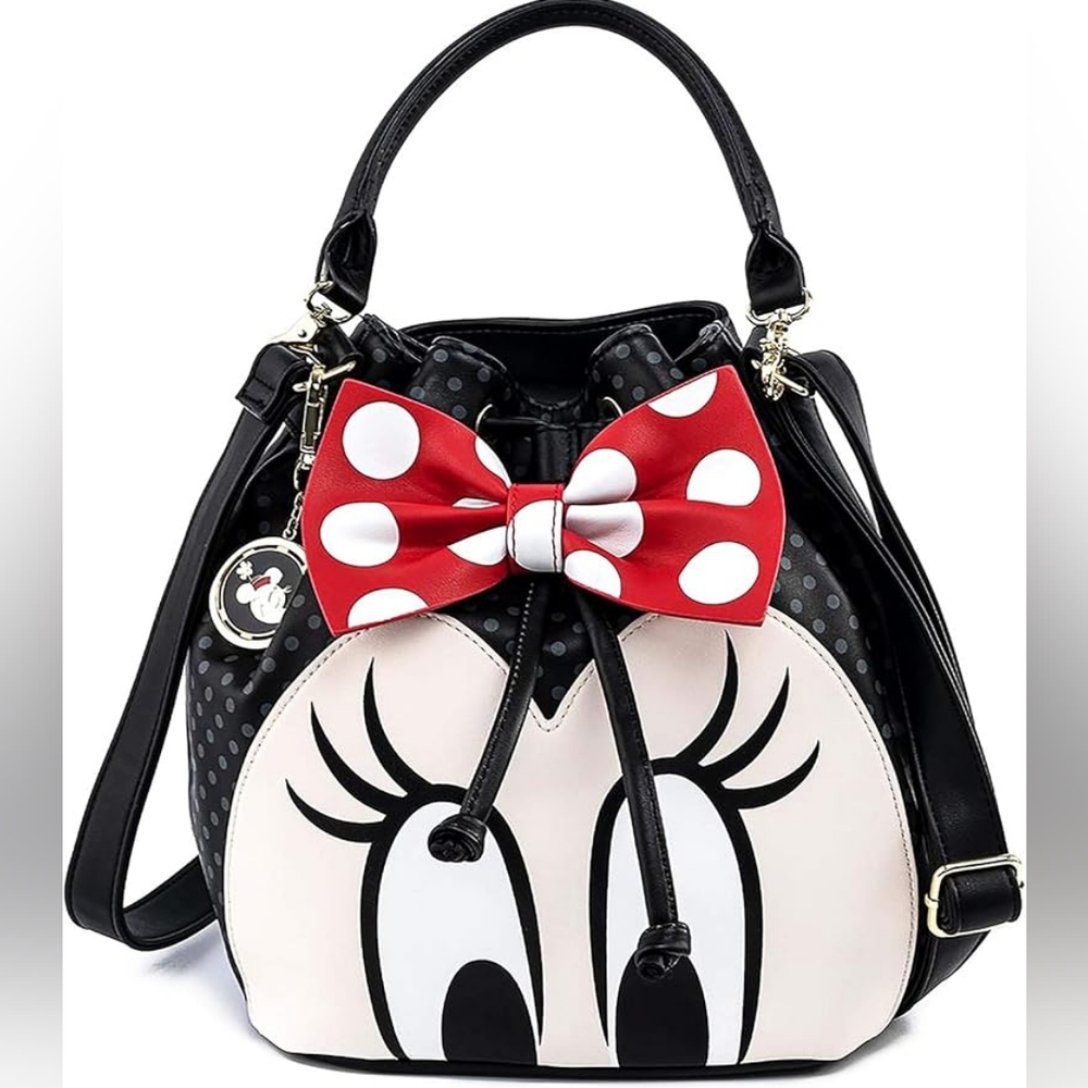 Minnie Mouse Loungefly bucket bag